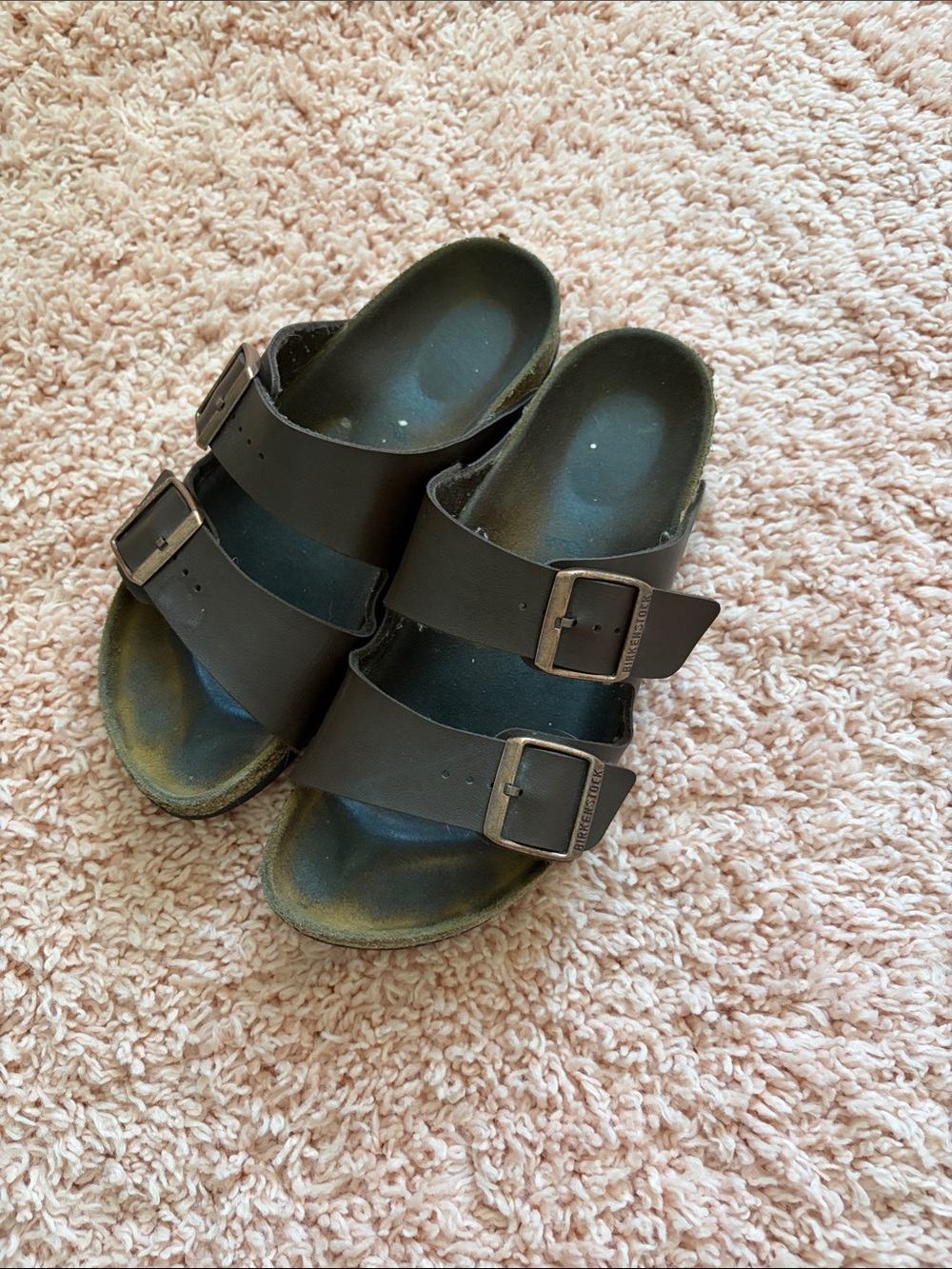Birkenstock Kids Two-Buckle Slide Sandals - Black
